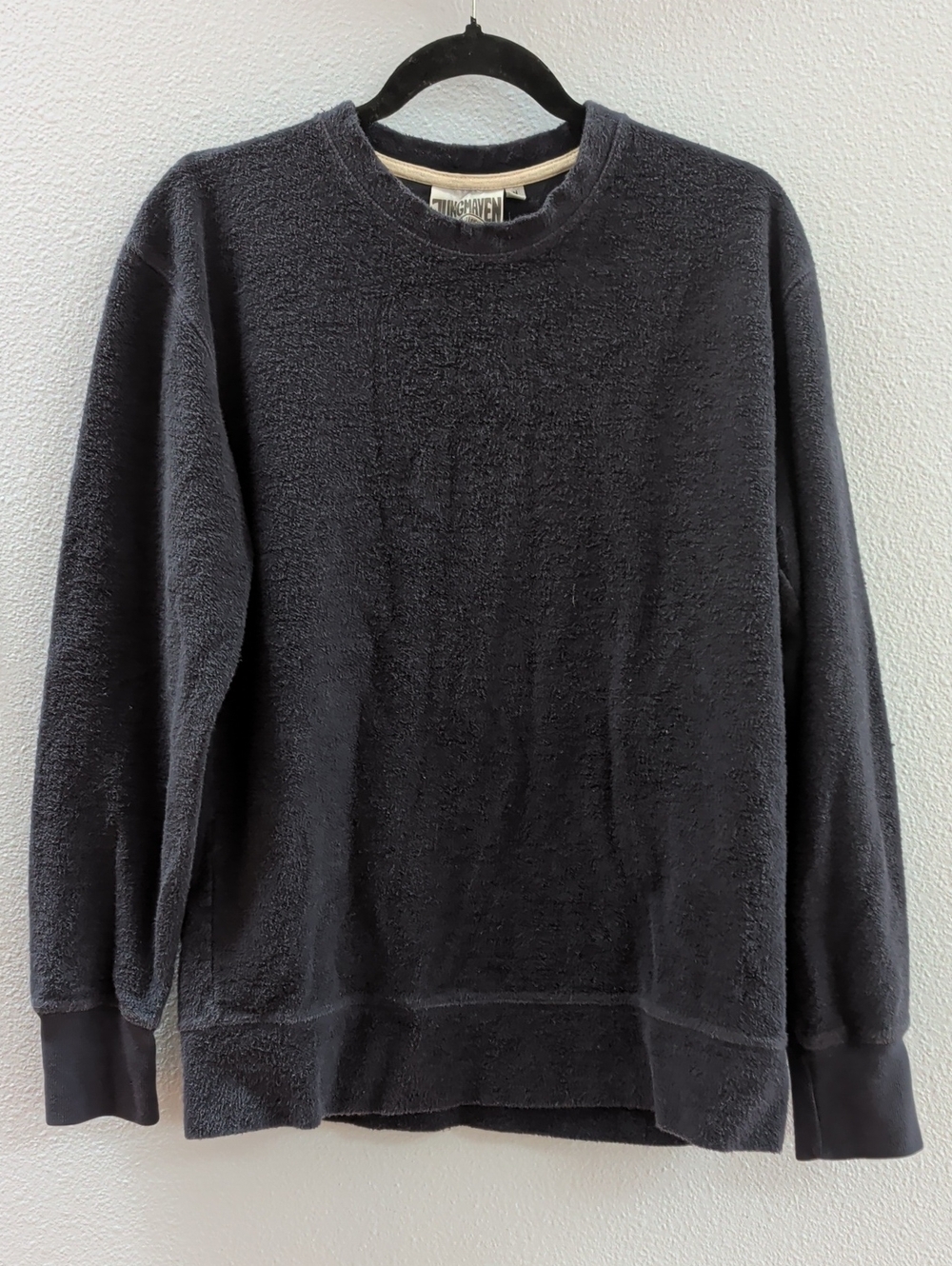 Jungmaven Hemp Terry Crewneck Blue  Men's Sweater